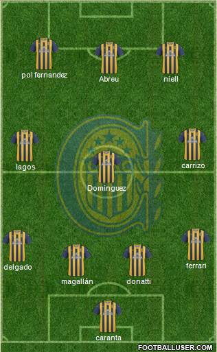 Rosario Central Formation 2013