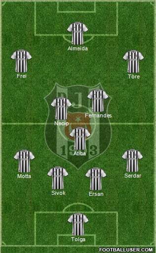 Besiktas JK Formation 2013
