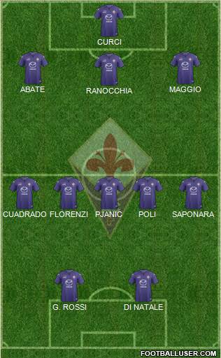 Fiorentina Formation 2013