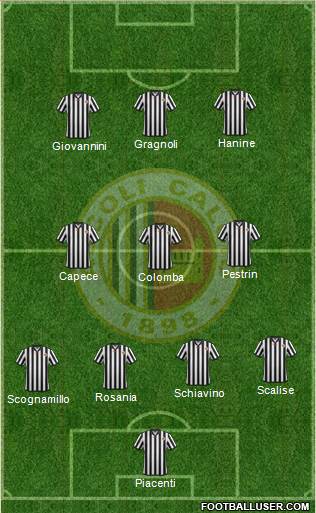 Ascoli 4-3-3 football formation