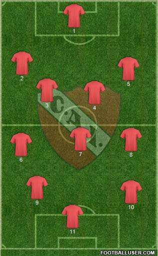 Independiente Formation 2013