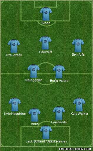 Tottenham Hotspur Formation 2013