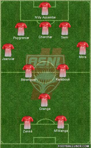 A.S. Nancy Lorraine Formation 2013