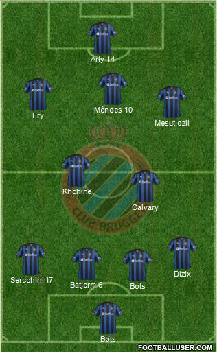 Club Brugge KV Formation 2013