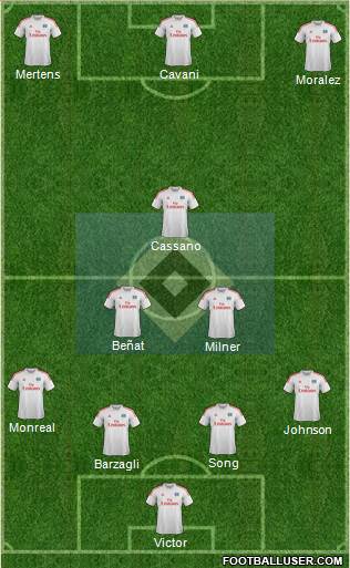 Hamburger SV Formation 2013