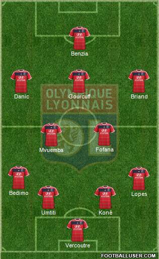 Olympique Lyonnais Formation 2013