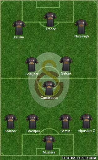 Galatasaray SK Formation 2013