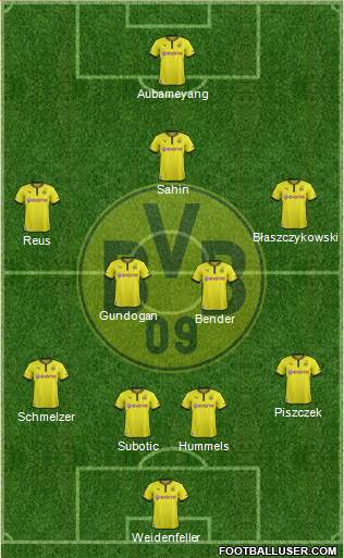 Borussia Dortmund Formation 2013
