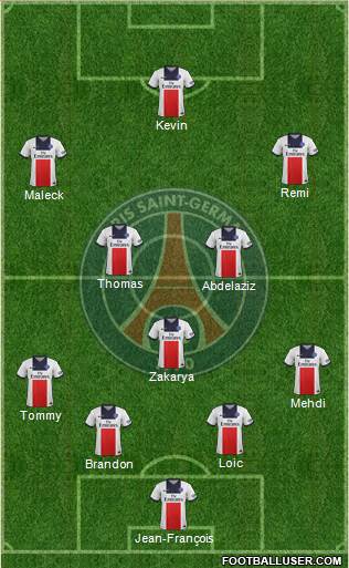 Paris Saint-Germain Formation 2013