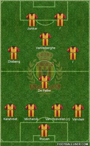 Yellow Red KV Mechelen Formation 2013