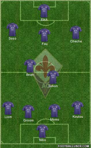 Fiorentina Formation 2013