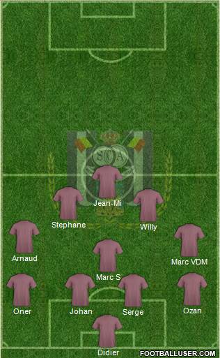 RSC Anderlecht Formation 2013