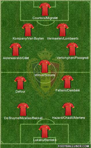 Belgium Formation 2013