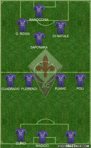 Fiorentina Formation 2013