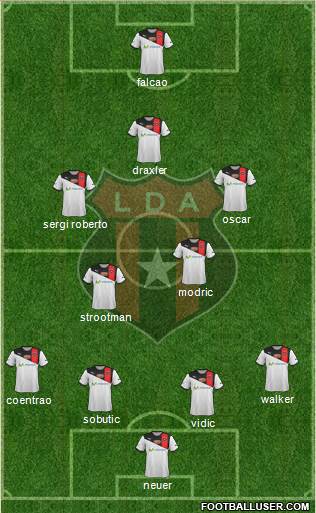 Liga Deportiva Alajuelense football formation