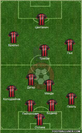 OGC Nice Côte d'Azur Formation 2013
