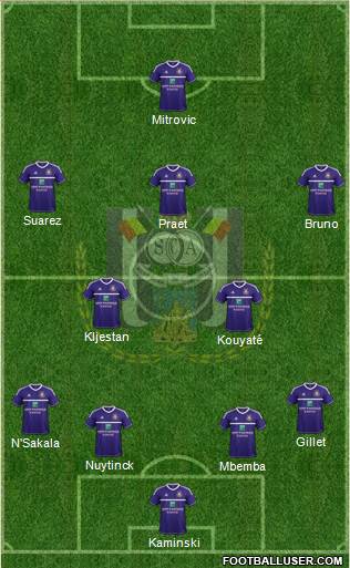 RSC Anderlecht Formation 2013