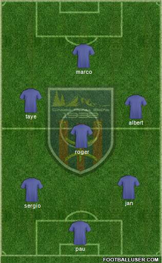 Chabab Aurès Batna football formation