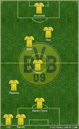 Borussia Dortmund Formation 2013