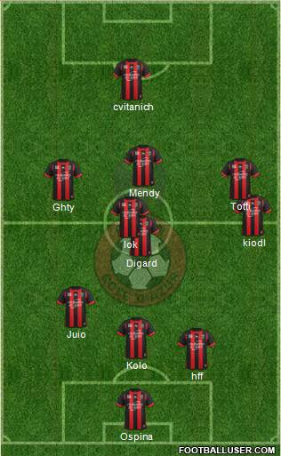 OGC Nice Côte d'Azur Formation 2013