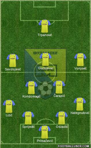 FK Modrica Maxima Formation 2013