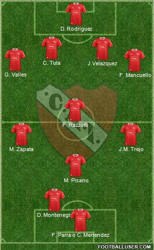 Independiente Formation 2013
