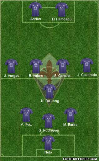 Fiorentina Formation 2013