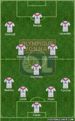 Olympique Lyonnais Formation 2013