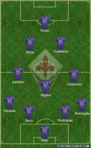 Fiorentina Formation 2013