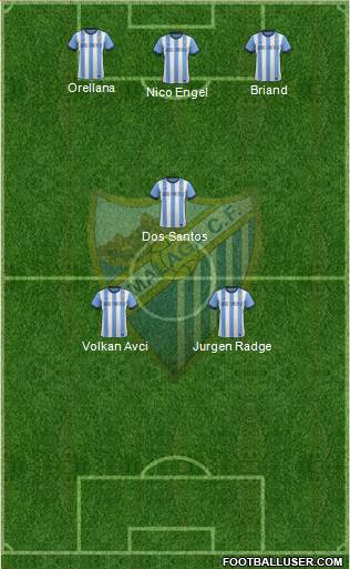 Málaga C.F., S.A.D. Formation 2013