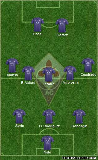 Fiorentina Formation 2013