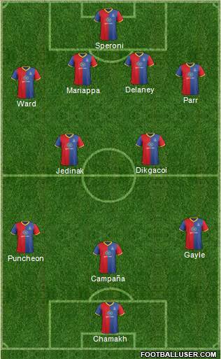 Crystal Palace Formation 2013