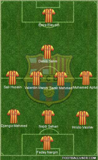 F.C. Barcelona Formation 2013