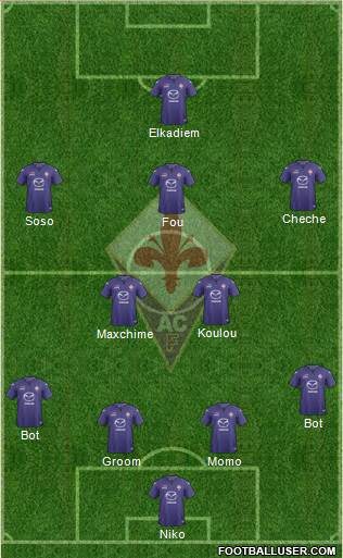 Fiorentina Formation 2013
