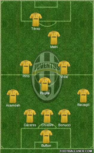 Juventus Formation 2013