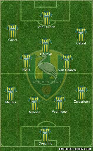 ADO Den Haag Formation 2013