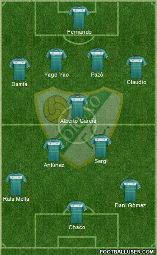 Coruxo F.C. Formation 2013