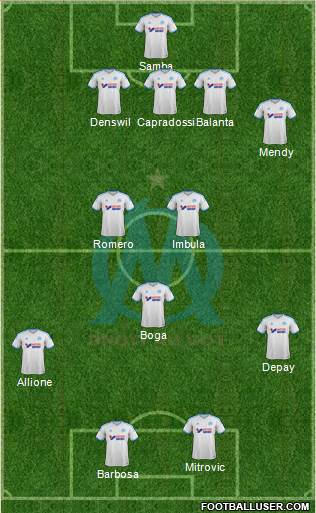 Olympique de Marseille Formation 2013