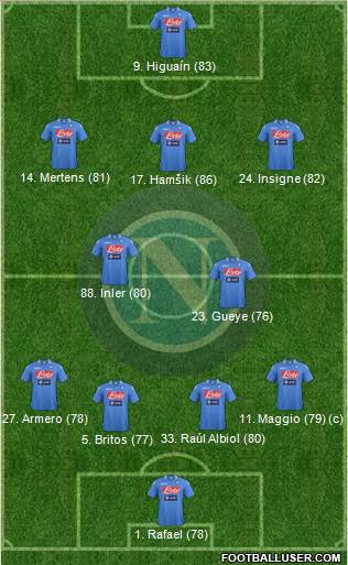 Napoli Formation 2013