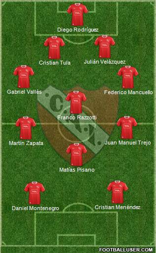 Independiente Formation 2013