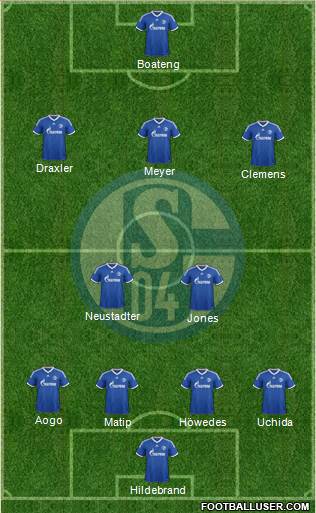 FC Schalke 04 Formation 2013