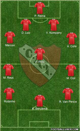 Independiente Formation 2013