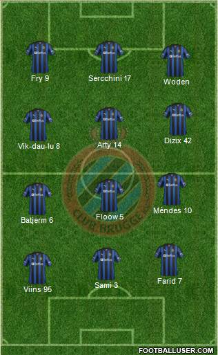Club Brugge KV Formation 2013