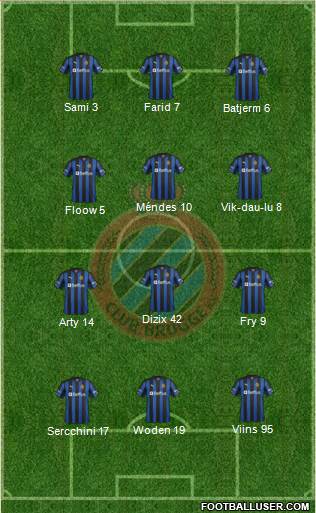 Club Brugge KV Formation 2013
