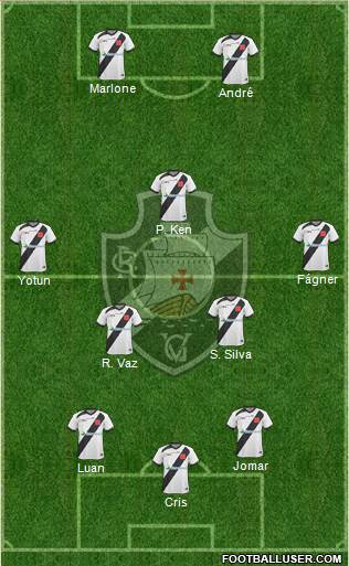 CR Vasco da Gama Formation 2013