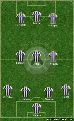 Udinese Formation 2013