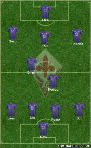 Fiorentina Formation 2013