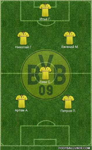 Borussia Dortmund Formation 2013