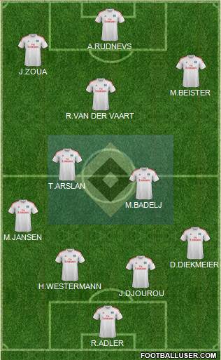 Hamburger SV Formation 2013