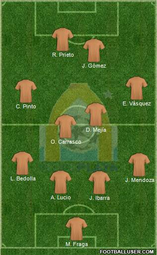 Club Inter Playa del Carmen Formation 2013